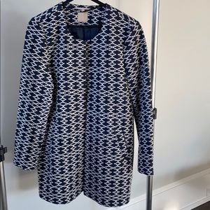 Fall jacket ikat print